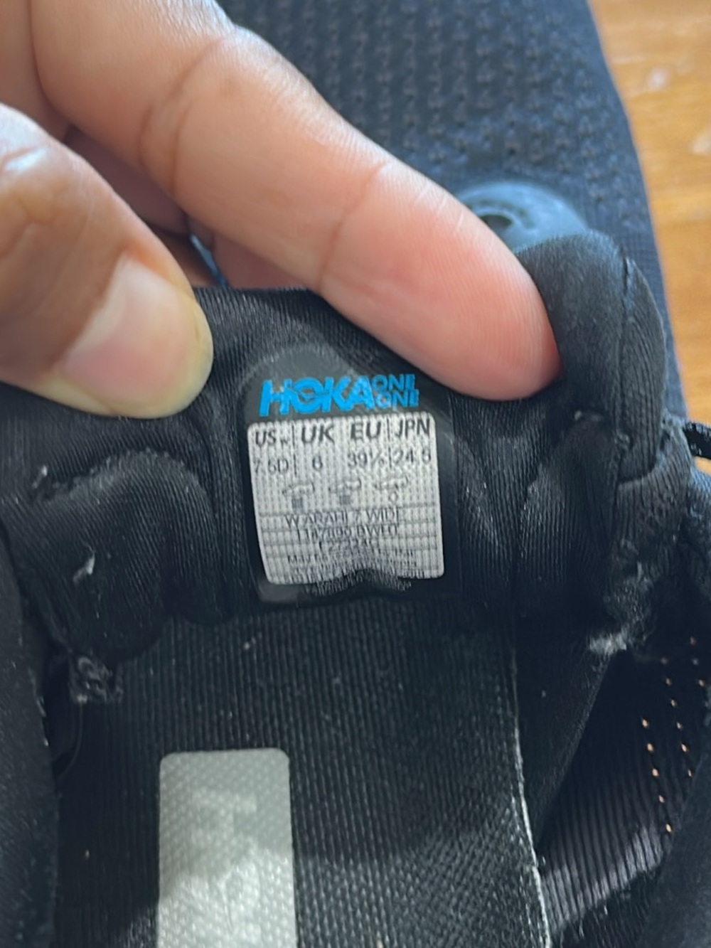 Hoka ARAHI 7 Black Running Shoes Women’s 7.5D - Picture 3 of 6